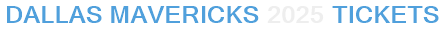 Dallas Mavericks 2026 Tickets