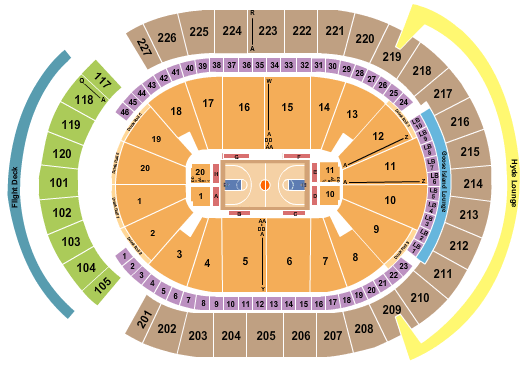 T-Mobile Arena Dallas Mavericks Seating Chart